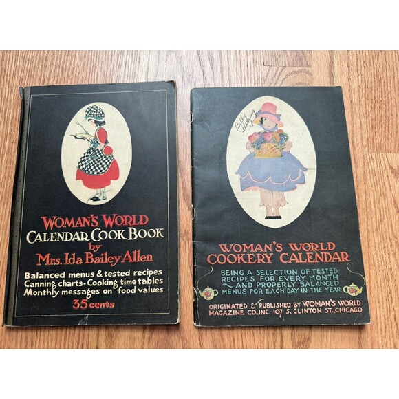 1920s‎ Women’s World Calendar Cookbook & Cookery Calendar Vintage Advertising - Picture 1 of 15